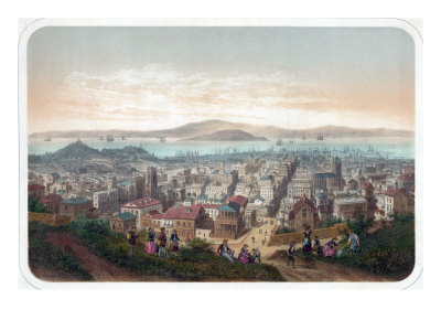 View of San Francisco 1860.