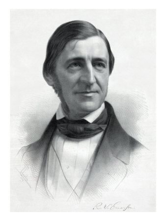 Ralph Waldo Emerson from an Original Drawing by Sam W. Rowse, 1845