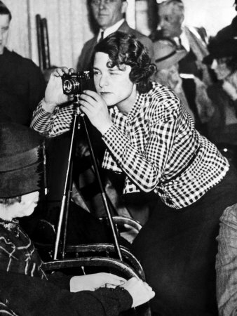 Margaret Bourke-White Photographing the Hauptmann Trial at Hunterdon County Courthouse, 1935