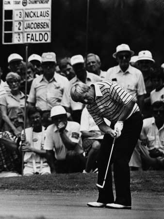 Golf Pro Jack Nicklaus, August, 1984