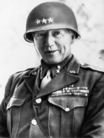 General George S. Patton Jr., U.S. Army General, France, 1944
