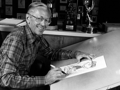 Charles M. Schulz, American Cartoonist and Creator of the Comic Strip 