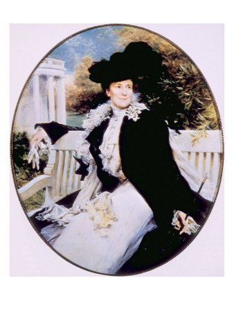 Edith Roosevelt, First Lady, Portrait by Theobald Chartran, 1902