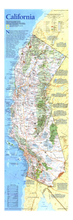 California Map 1993
