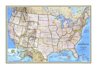 United States Map 1993