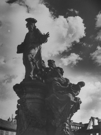 Statue of St. Ivo on the Charles Bridge