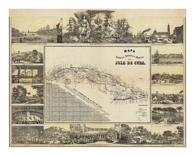 Historical Map of Cuba