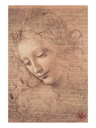 Buy Female Head (La Scapigliata), c.1508 at AllPosters.com