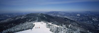 High Angle View of a Ski Resort, Sugarbush Resort, Warren, Washington County, Vermont, USA