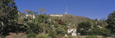California, Los Angeles, Hollywood Sign at Hollywood Hills