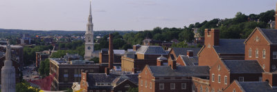 First Baptist Church in America, High Angle View of Buildings in a City, Providence
