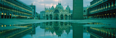 Reflection of a Cathedral on Water, St. Mark