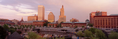 Waterplace Park Skyline Providence Rhode Island, USA