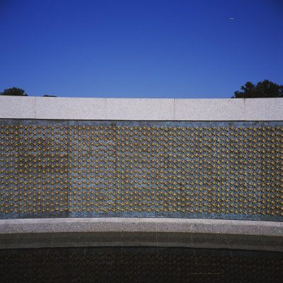 Close-up of a Monument, Freedom Wall, National World War II Memorial, Washington DC, USA