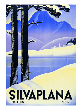 Advertising Poster Silvaplana Poster