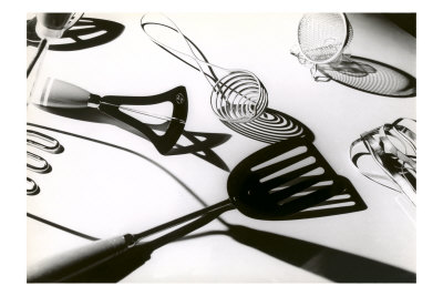 Kitchen Utensils in Dramatic Lighting