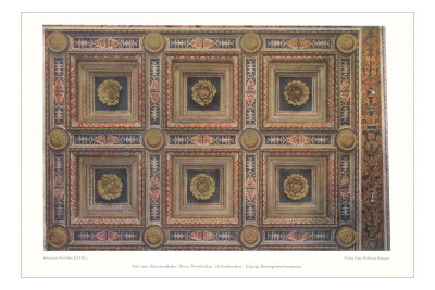Intricate Coffered Ceiling Design