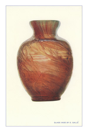 Glass Vase by Galle