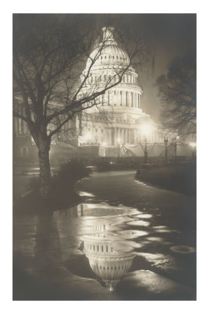 Capitol at Night, Washington, D.C.