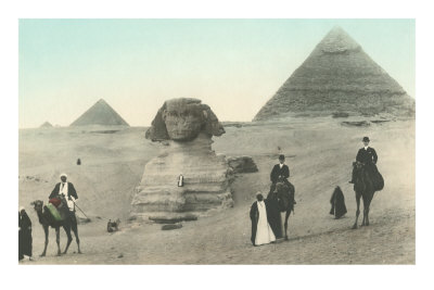Englishmen Visiting Pyramids