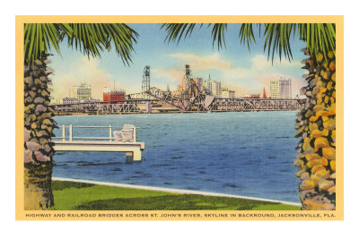 Bridge and City View, Jacksonville, Florida