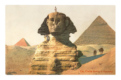 Sphinx, Pyramids, Egypt