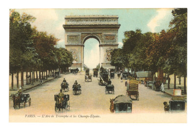 Arc de Triomphe, Champs Elysees, Paris, France
