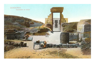 Temple Colondade, Denderah, Egypt