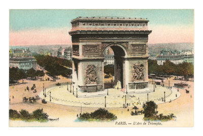 Arc de Triomphe, Paris, France
