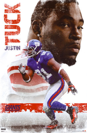 Buy New York Giants - Justin Tuck at AllPosters.com
