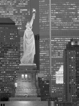 Buy NY - Towers and Statue at AllPosters.com