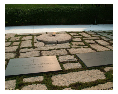 Eternal Torch At Burial Site Of John F Kennedy