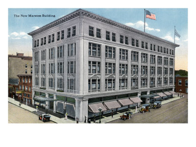 San Diego, California - Exterior View of the New Marston Building, c.1911