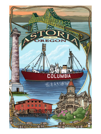 Astoria, Oregon Montage, c.2009