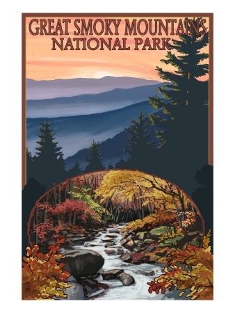 Great Smoky Mountains - Waterfall, c.2009