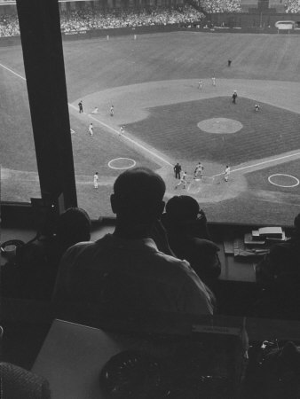 View from the Press Box at Comiskey Park During the 1959 World Series Poster