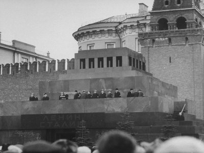 Tomb of Lenin and Stalin in Red Square
