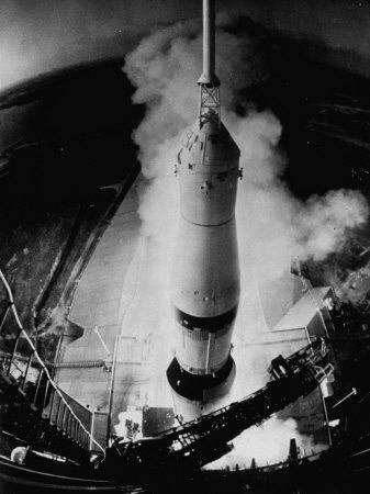 Launch of Saturn 5 Rocket at Cape Kennedy