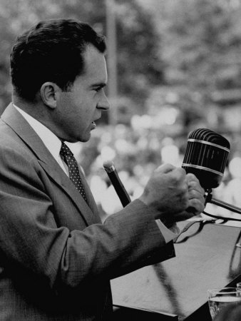 Vice-President Richard M. Nixon Making a Speech