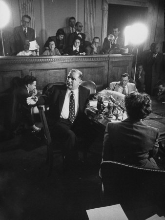 Chairman of the Permanent Investigation Committee, Sen Joseph R. Mccarthy, During Hearing