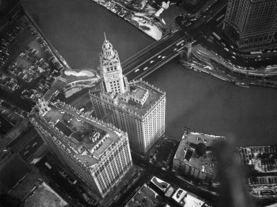 Wrigley Building in South Chicago. 1951