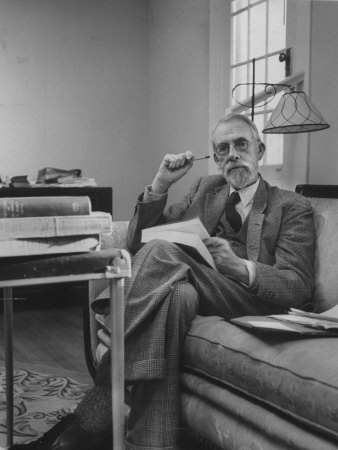 Harvard University Professor Christopher Dawson Sitting in His Study