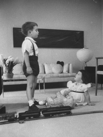 Children of R. Sargent Shriver Playing