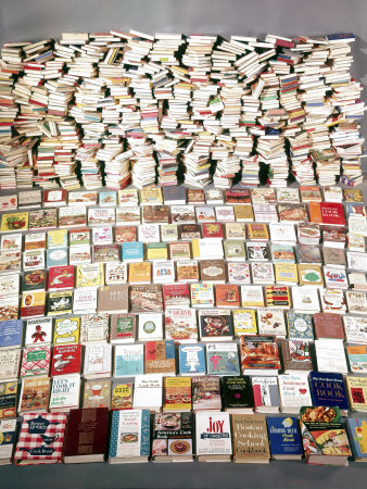 850 Cookbooks Printed in the Usa in Year 1962. Increasing at a Rate of 100 Per Year