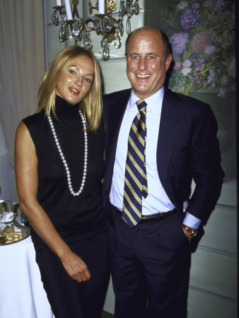 Actress Ellen Barkin and Revlon Ceo Ron Perelman
