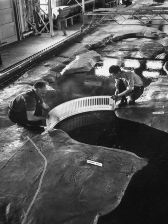 Model Control Dam for St. Lawrence Seaway That Will Extend from the Us to Canada