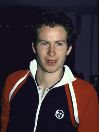 Professional Tennis Player John Mcenroe