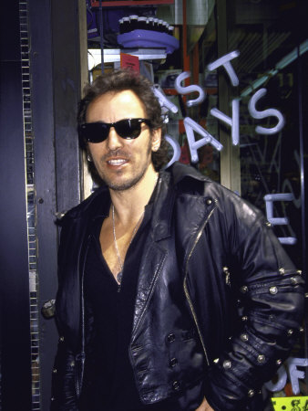 Musician Bruce Springsteen, Wearing Sunglasses