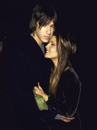 Musician John Oszajca and Girlfriend Lisa Marie Presley