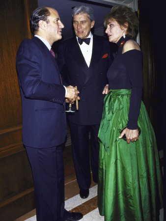 Revlon Ceo Ron Perelman, Senator John Warner and Television Journalist Barbara Walters